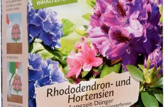 COMPO BIO Rhododendron und Hortensiendünger, Pflanzen Dünger für alle Rhododendren und andere Moorbeetpflanzen, Monate Langzeitwirkung ( kg)