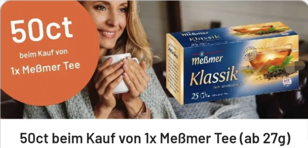 Cashback Auf Meßmer Tee