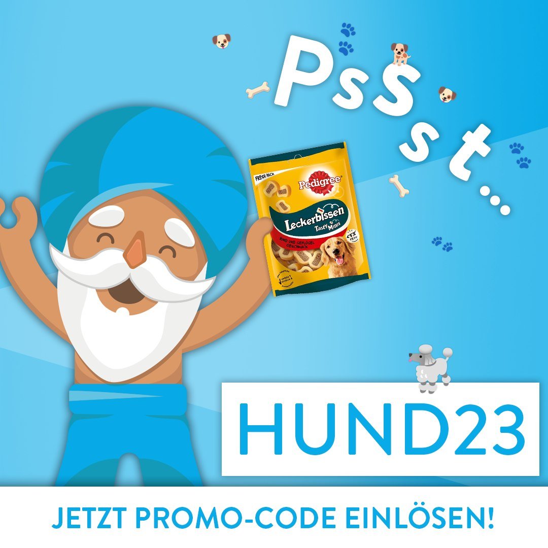 Cashback Auf Pedigree Leckerbissen