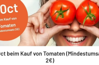 Cashback auf Tomaten