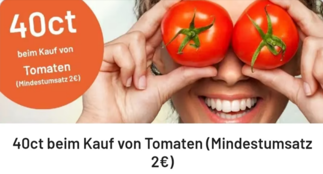 Cashback auf Tomaten