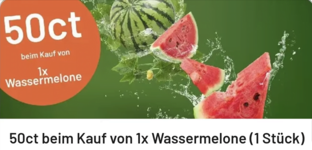 Cashback Auf Wassermelone