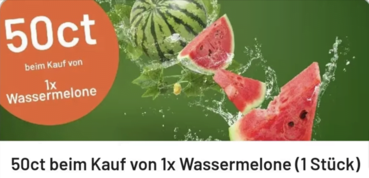 Cashback auf Wassermelone