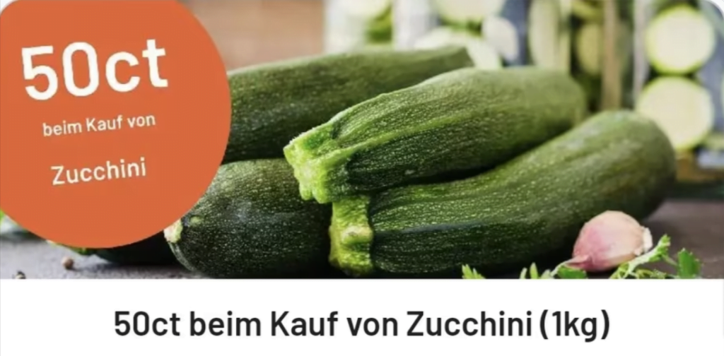 Cashback Auf Zucchini