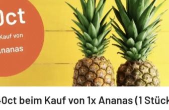 Cashback auf eine Ananas