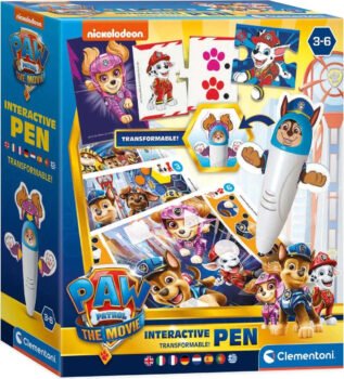 Clementoni Interaktiver Stift – Paw Patrol, lehrreiches Kinderspielzeug (für Kinder ab Monaten)