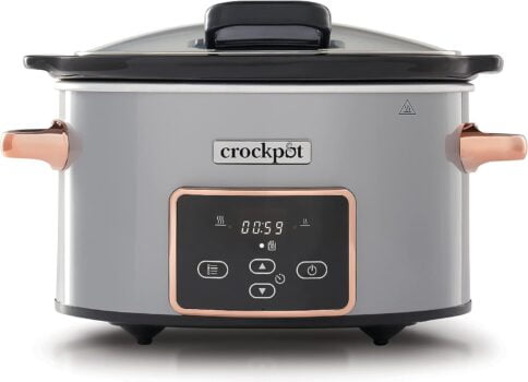 Crock Pot Digital Schongarer Slow Cooker (Cooker mit Scharnierdeckel, , Liter)