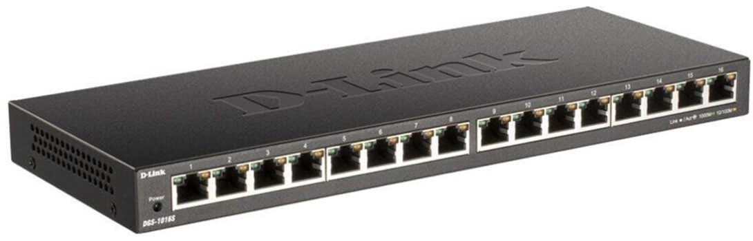 D Link DGS S Port Unmanaged Gigabit Switch (ohne Lüfter, Low Profile Metallgehäuse)