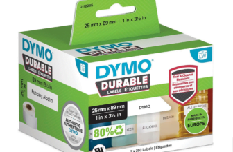 DYMO Etiketten Rolle x mm Polypropylen Folie Weiß St Permanent Universal Etikette Amazon de Bürobedarf Schreibwaren