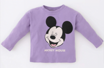 DeFacto Regular Fit Disney Mickey & Minnie Lizenziertes Langarmshirt