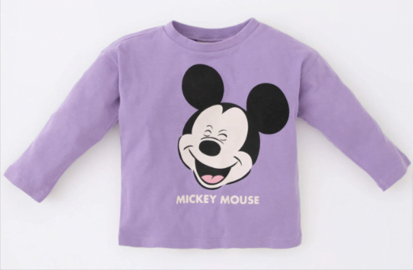 Defacto Regular Fit Disney Mickey &Amp; Minnie Lizenziertes Langarmshirt