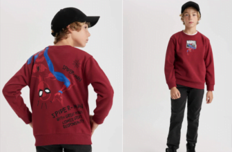 Defacto Regular Fit Spiderman Lizenziertes Sweatshirt