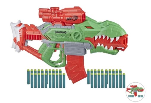 Doppelpack Nerf DinoSquad Rex Rampage motorisierter Dartblaster