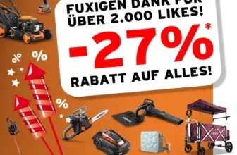 Fuxtec Happy New Year Rabatt