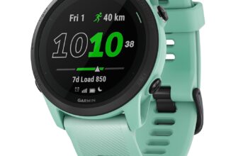 Garmin Forerunner – GPS Triathlonuhr mit individuellen Trainingsplänen (,“ Farbdisplay, Akkulaufzeit bis zu Woche, wasserdicht)