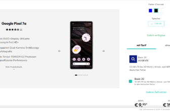 Google Pixel a + o Basic mit GB LTE