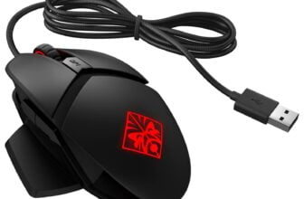 HP Omen Reactor Gaming Maus in schwarz