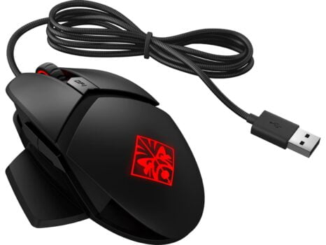 HP Omen Reactor Gaming Maus in schwarz