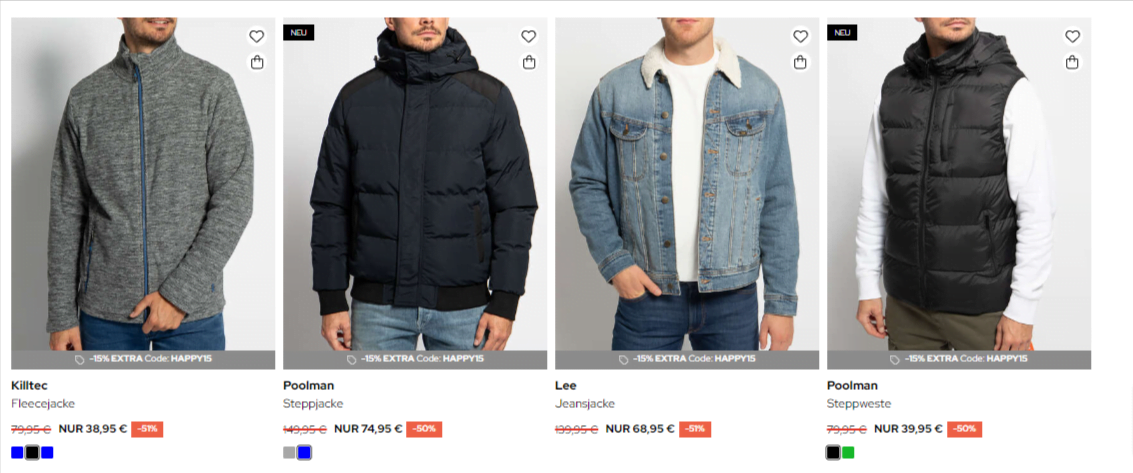 Jacken Für Herren Dress For Less Outlet