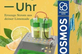 KOSMOS 658090 Limo-Uhr - Erzeuge Strom aus Limonade - Experimentierset