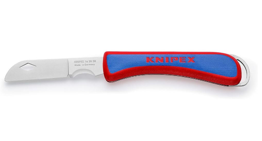 Knipex Elektriker-Klappmesser (120 mm, 16 20 50 SB) für 9,48 € inkl. Prime-Versand