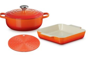 LE CREUSET Starter Set ( tlg.) in Ofenrot