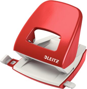 Leitz Locher aus Metall in rot