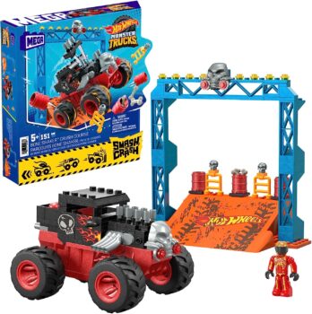 MEGA Construx Hot Wheels Monster Trucks Bone Shaker Crash Set (HKF)