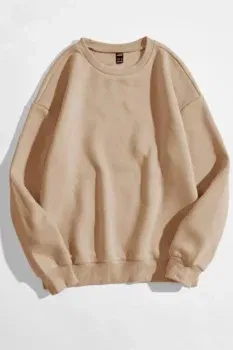 MODAGEN Regular Fit Sweatshirt in Beige