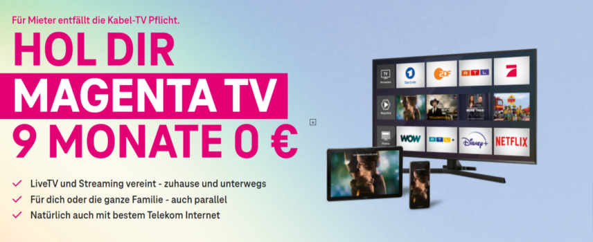 Magenta TV Monate gratis