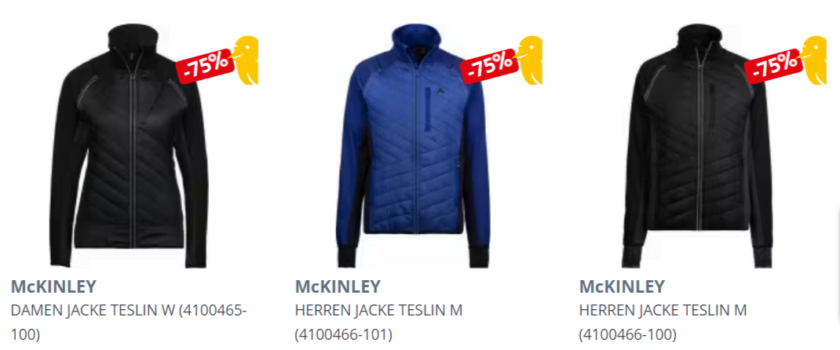 McKINLEY Damen & Herren Jacke