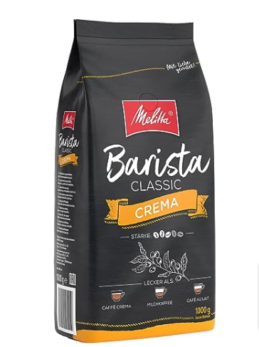 Melitta Barista Classic Crema Ganze Kaffee-Bohnen 1kg ab 9,99 € inkl. Prime-Versand