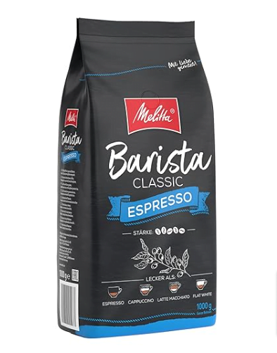 Melitta Barista Classic Espresso, Ganze Kaffee-Bohnen 1kg ab7,49 € inkl. Prime-Versand (statt 12,99 €)