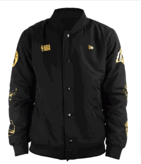 New-Era Los Angeles Lakers Herren Bomber-Jacke