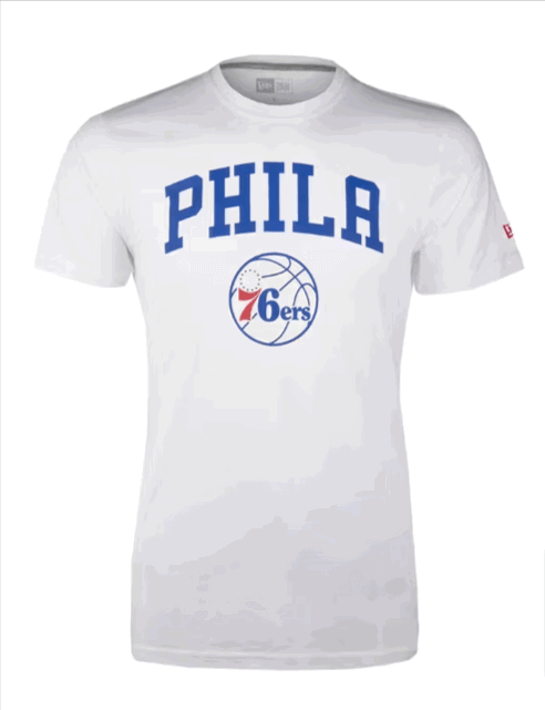 New Era Nba Philadelphia 76Ers Team Logo T-Shirt