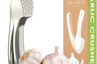 Oliver's Kitchen Premium Knoblauchpresse Handlich & Leicht zu Reinigen