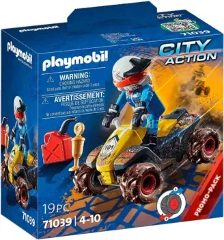 PLAYMOBIL City Action 71039 Offroad-Quad mit Pullback-Funktion