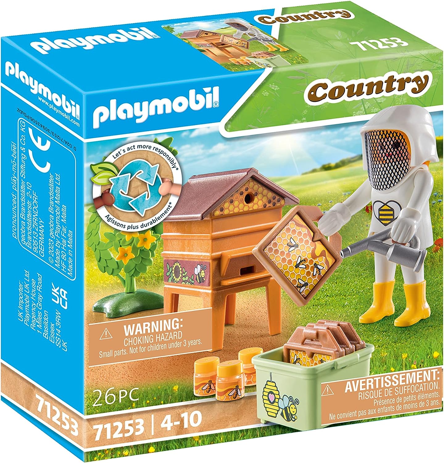 Playmobil Country Imkerin Mit Bienenstock