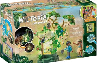 PLAYMOBIL Wiltopia Nachtlicht Regenwald mit Spielzeugtieren