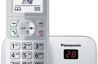 Panasonic KX TGGS Schnurlostelefon mit Anrufbeantworter (Bis zu . Telefonnummern sperren, übersichtliche Schriftgröße, lauter Hörer, Voll Duplex Freisprechen)