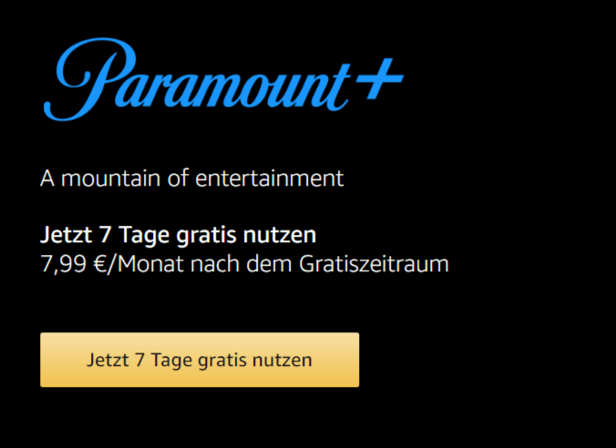 Paramount+ 7 Tage Gratis Testen