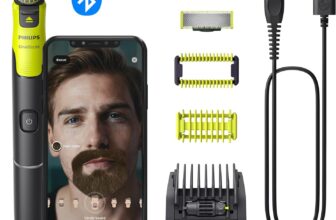 Philips OneBlade mit Konnektivität Face+Body, Elektrischer Bartschneider