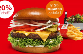 Rabatt auf alle Menüs