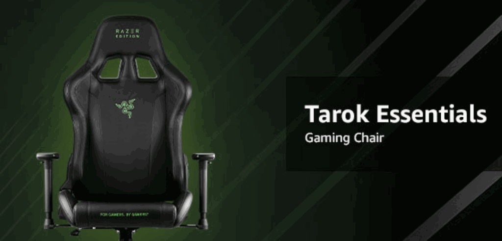 Razer Tarok Essentials Edition Chair By Zen Gamer Lendenkissen Nackenkissen D Armlehnen Schwarz Grün Gaming Stuhl Falsches Leder X X Cm B X T X H Amazon De Küche Haushalt Wohnen