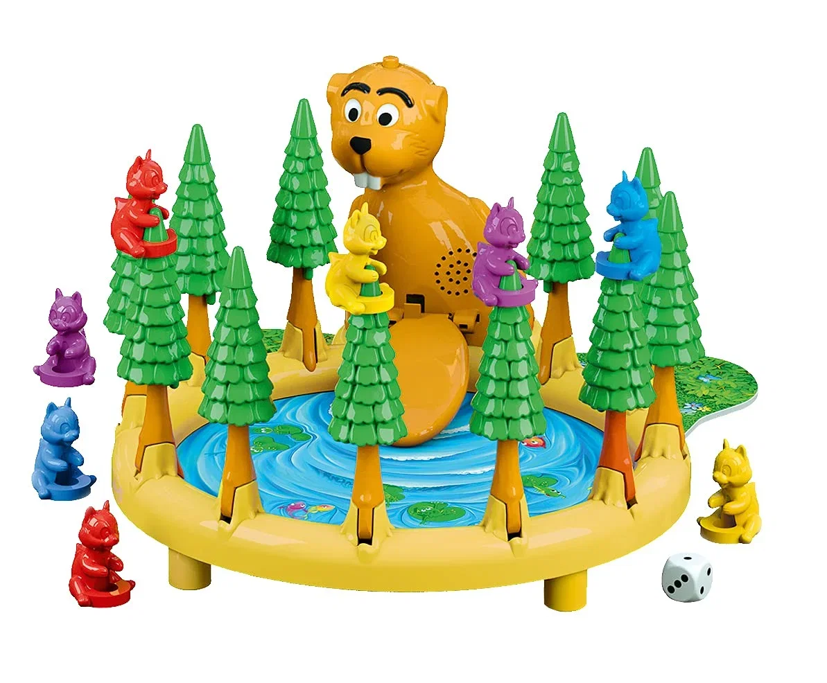 Schmidt Spiele 40618 Bumm Bumm Biber 3D Action Kinderspiel