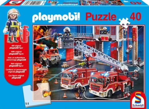 Schmidt Spiele Playmobil Feuerwehr Puzzle ( Teile, mit Add on, Original Figur ())