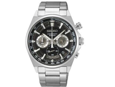 Seiko Chronograph SSBP Herren Uhr Quarz Edelstahl ( mm, Gewicht Gramm, wasserdicht bis bar)