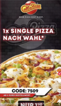 Single Pizza nach Wahl