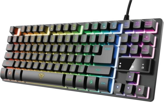 Trust GXT TKL Gaming Tastatur mit RGB Beleuchtung