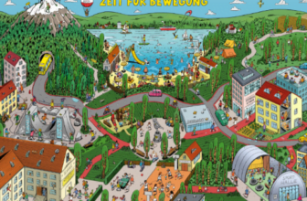 Gratis: Wimmelbild-Poster „Bewegungsorte“ (max 5 Stück)